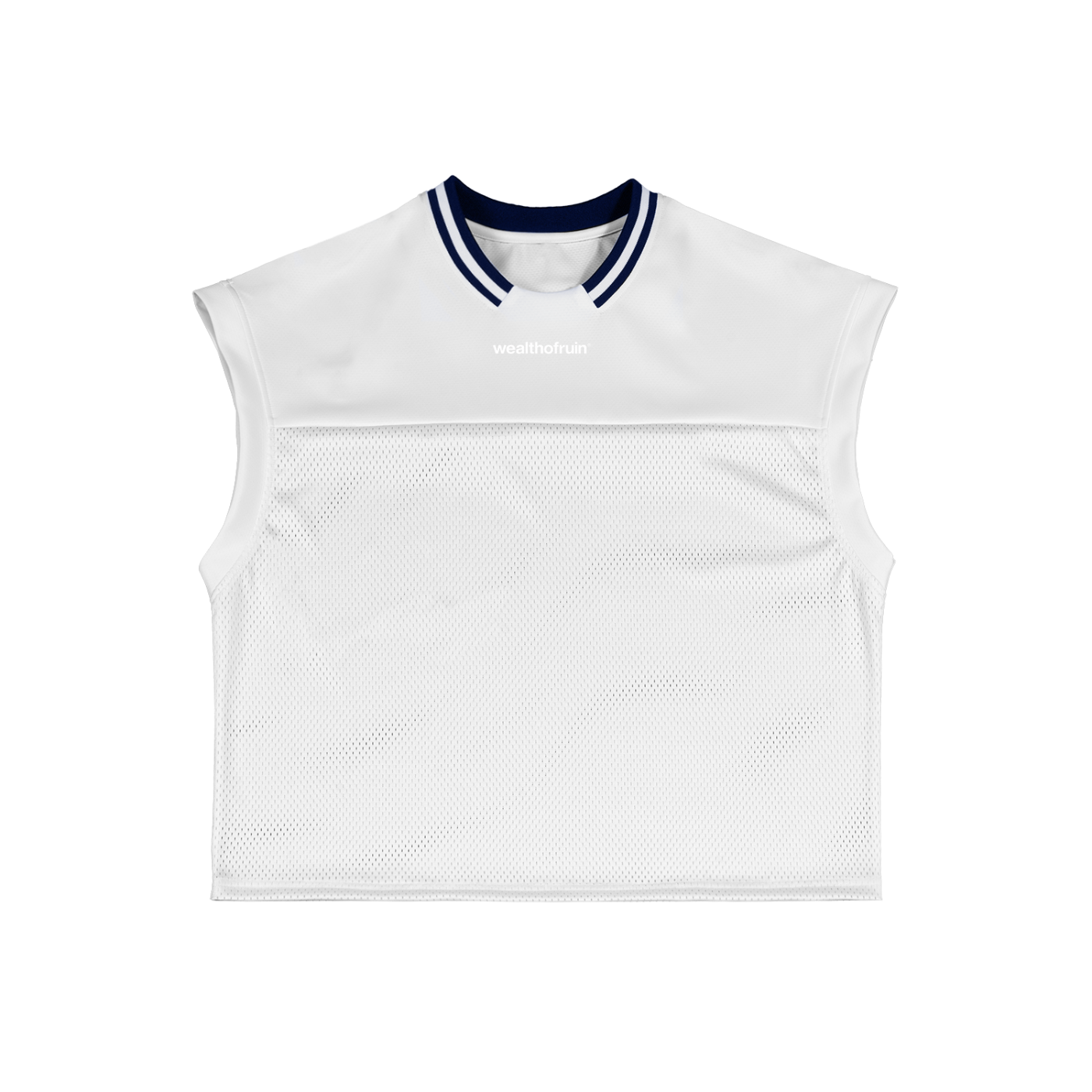 Loose Sleeveless Mesh T-Shirt