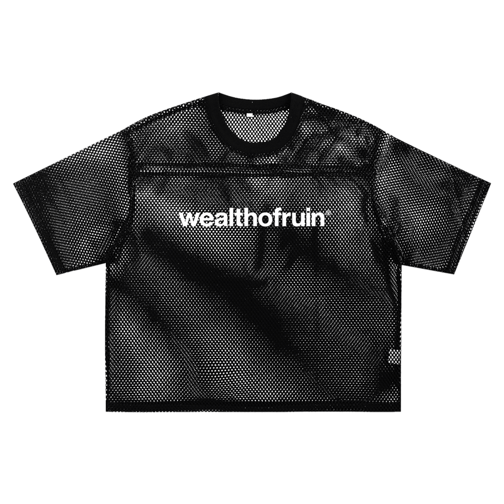 See-through Boxy Net T-Shirt