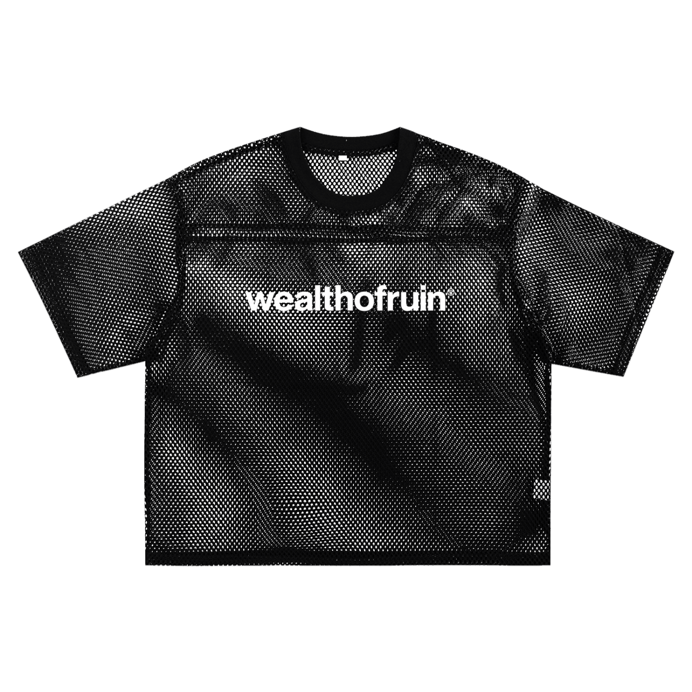 See-through Boxy Net T-Shirt