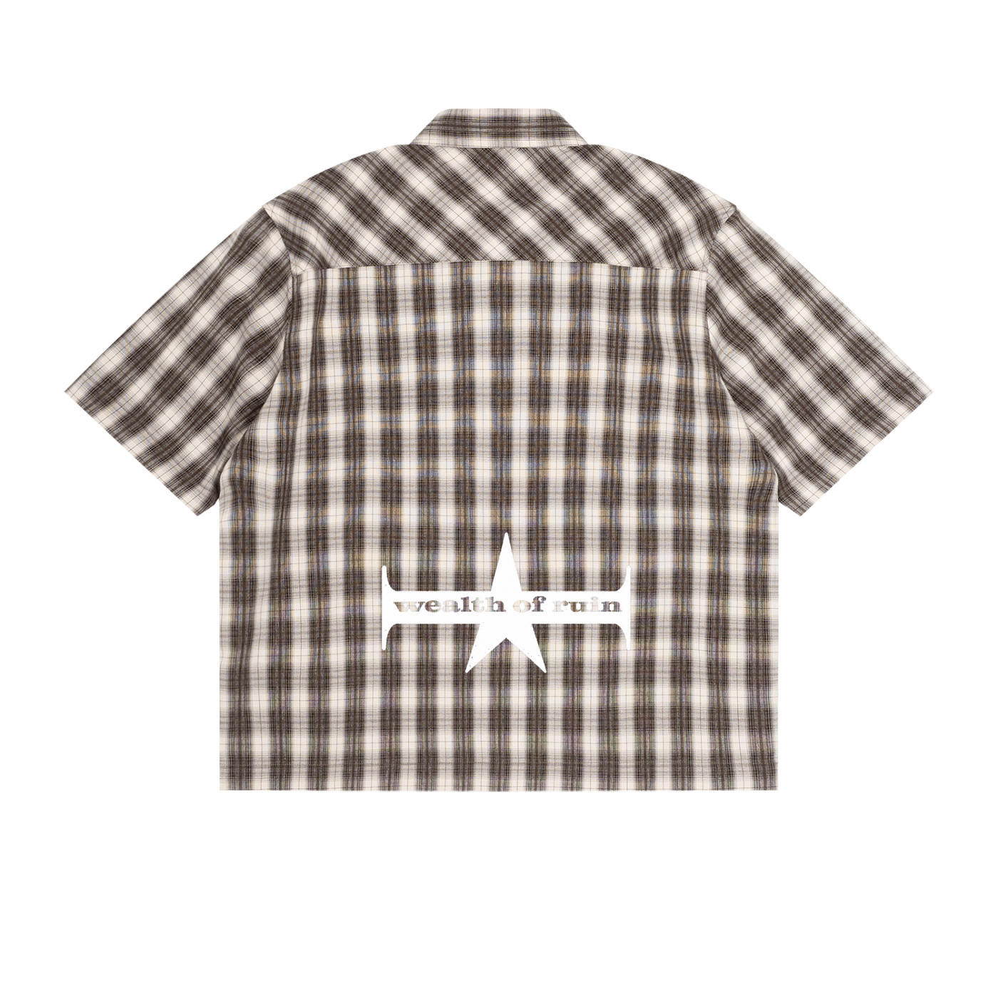 Unisex Boxy Plaid Short Sleeve Shirt