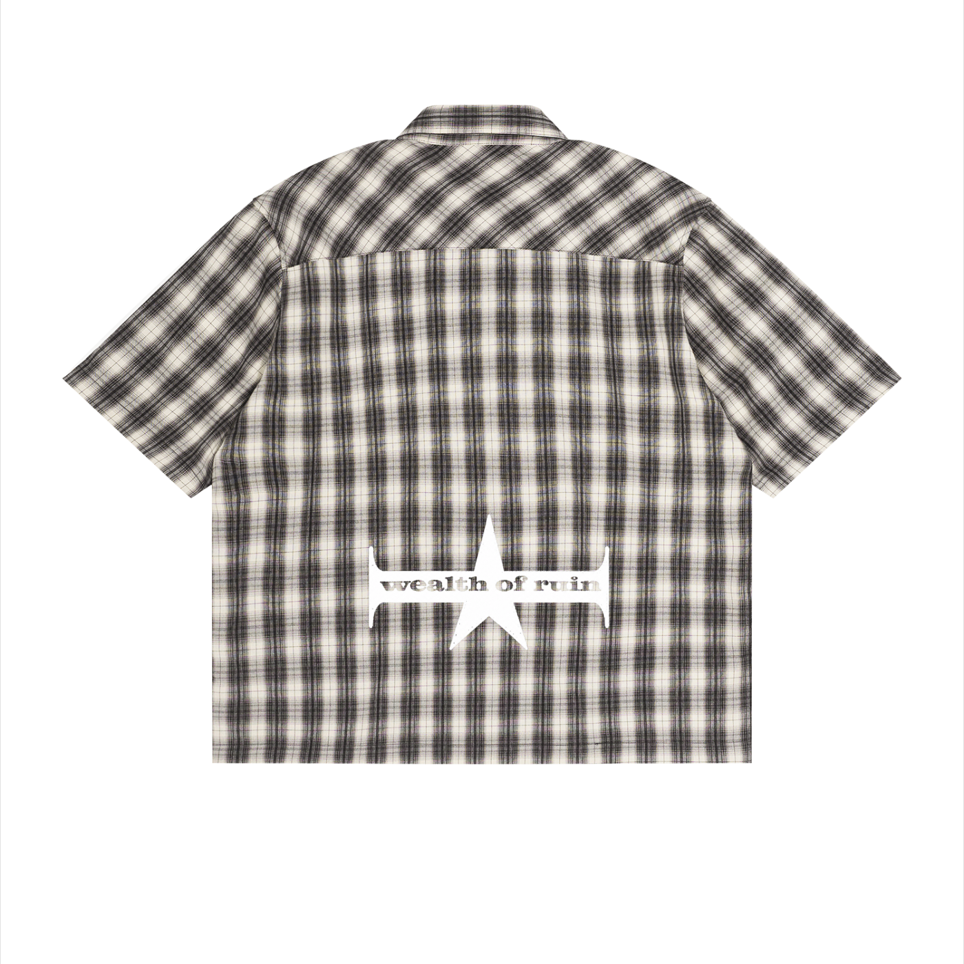 Unisex Boxy Plaid Short Sleeve Shirt